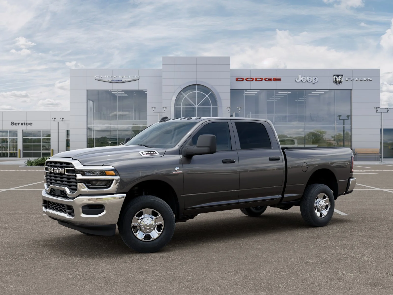 New 2025 Granite Crystal Metallic Clear-Coat Exterior Paint RAM Tradesman image 21
