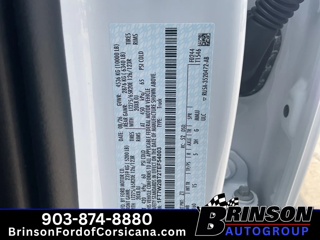 New 2026 Oxford White Ford F-250® XL image 16