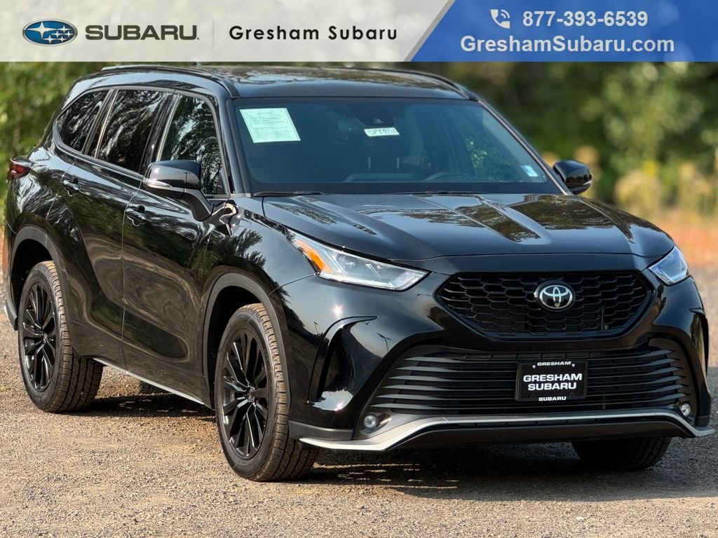 Used 2024 Midnight Black Metallic Toyota XSE image 1