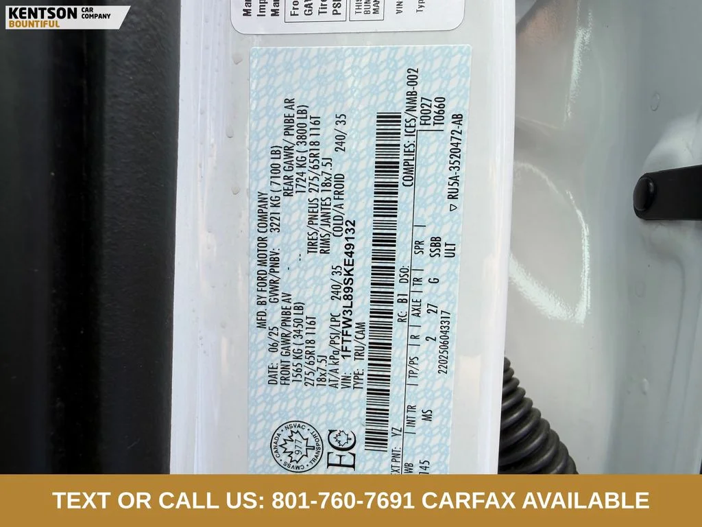 Used 2025 White Ford XLT image 30