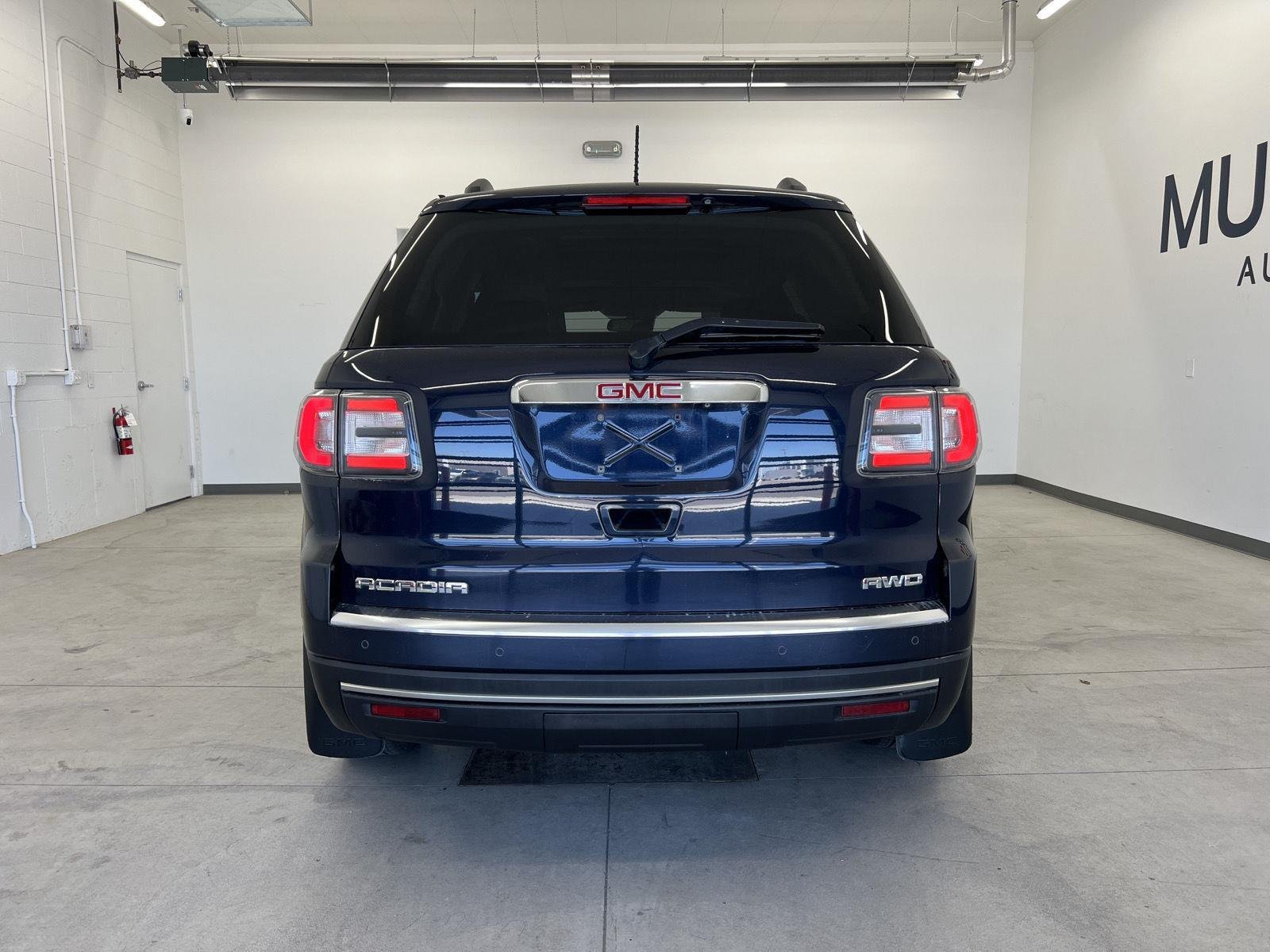 Used 2015 Dark Sapphire Blue Metallic GMC SLT image 3
