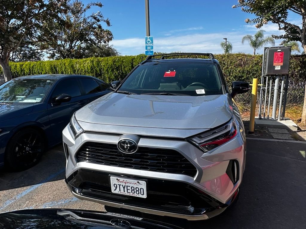 Used 2025 Midnight Black Metallic Toyota XSE image 10