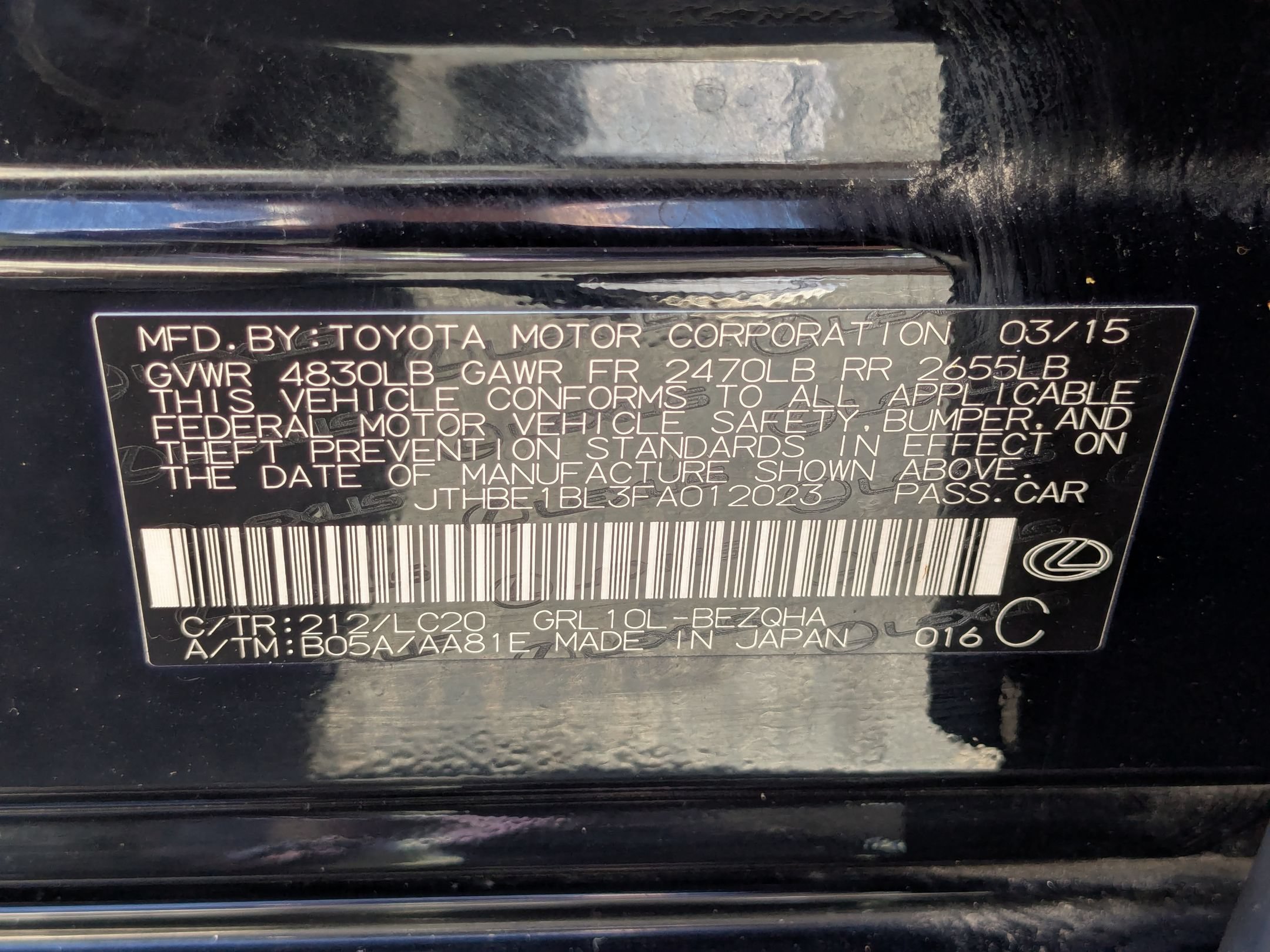 2015 Lexus GS 350 - Photo 34