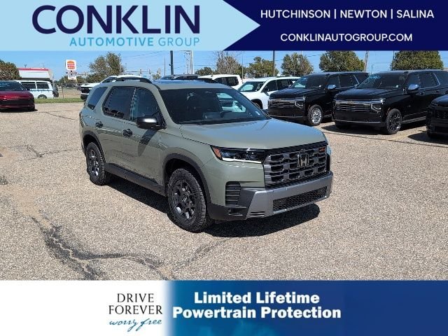 New 2026 Ash Green Metallic Honda AWD TrailSport image 1