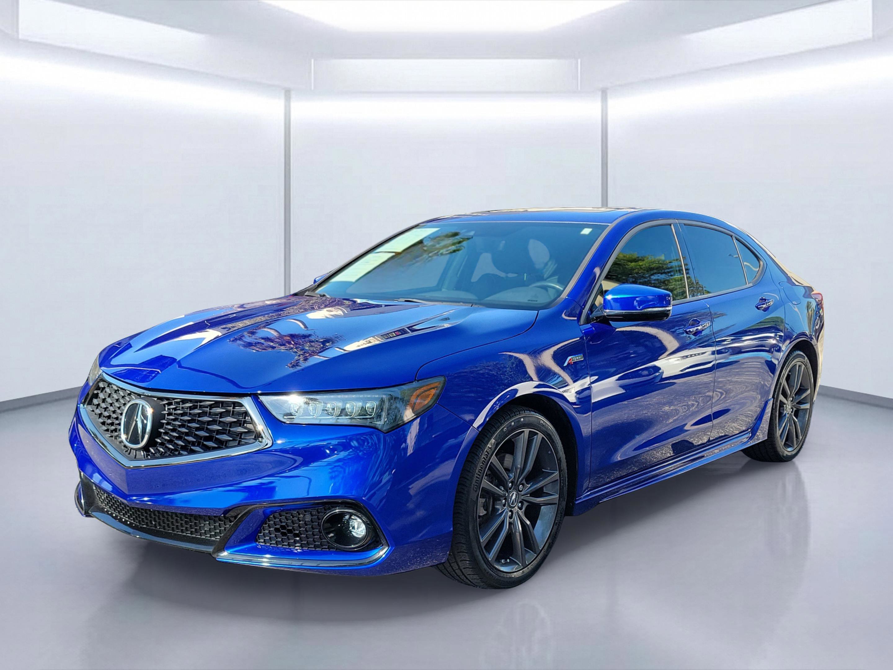 Used 2020 Blue Acura 2.4L A-Spec Pkg image 2