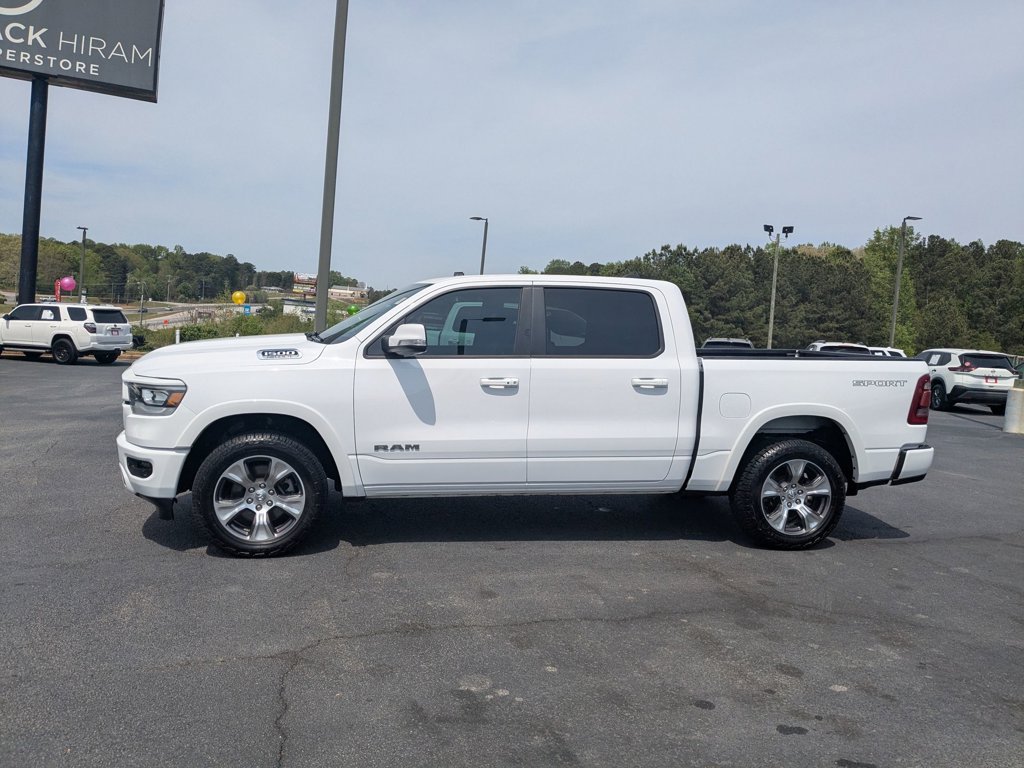 Used 2022 Bright White Clearcoat Ram Laramie image 8