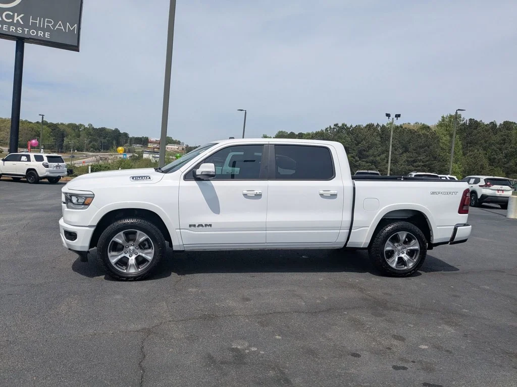 Used 2022 Bright White Clearcoat Ram Laramie image 8
