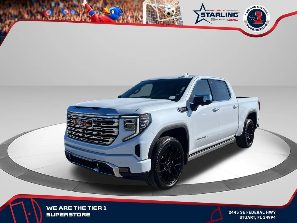 New 2026 Glacier White Tricoat GMC Denali image 1