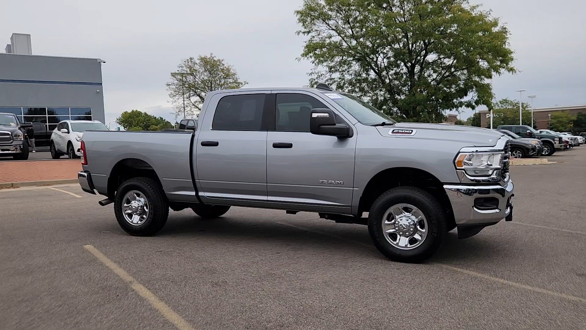 Used 2024 Billet Silver Metallic Clearcoat Ram Big Horn image 9