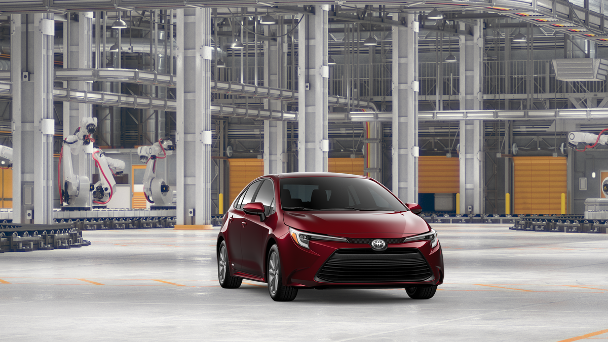 New 2026 Ruby Flare Pearl Toyota Hybrid LE image 16