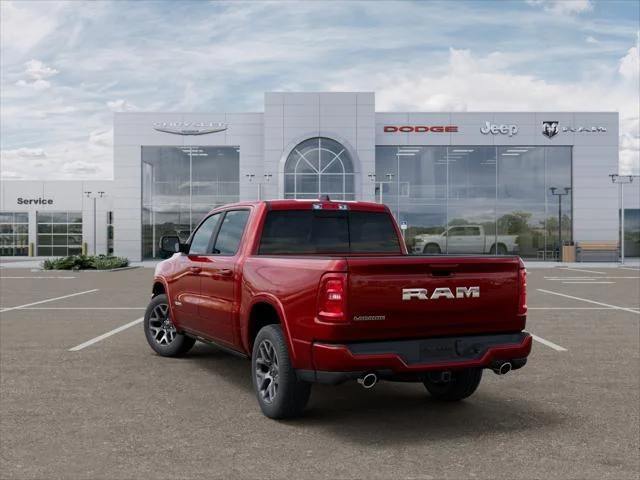 New 2026 Molten Red Pearl-Coat Exterior Paint RAM Laramie image 55