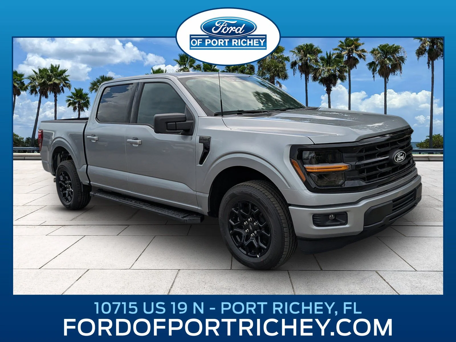 New 2026 Iconic Silver Metallic Ford XLT image 1
