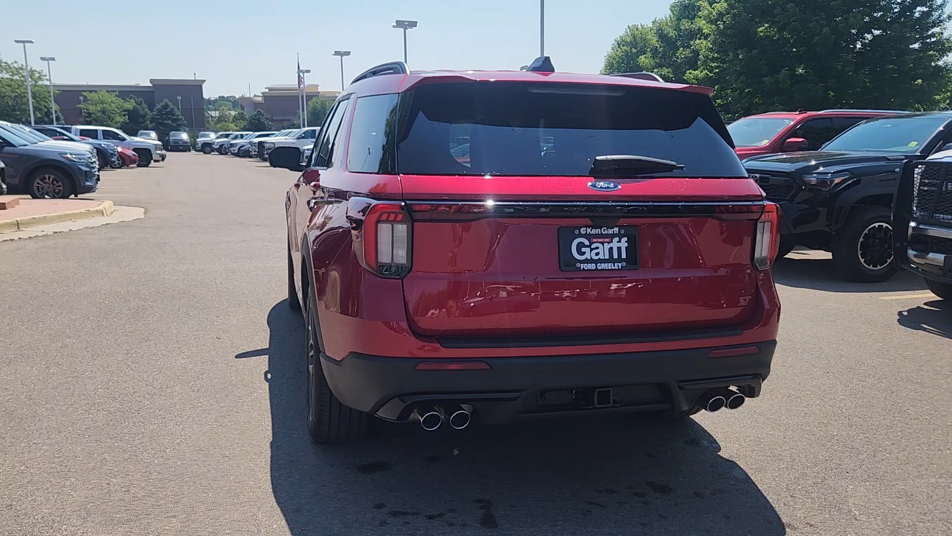 New 2026 Rapid Red Metallic Tinted Clearcoat Ford ST image 8