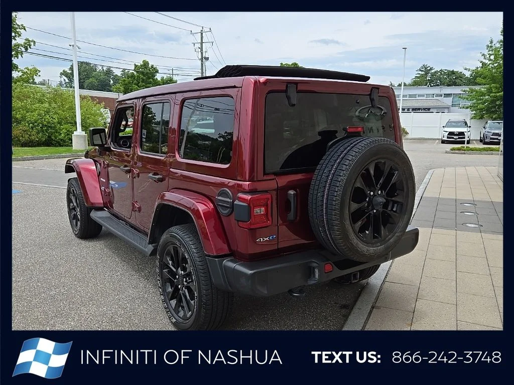 Used 2021 Red Jeep Unlimited Sahara 4xe image 10