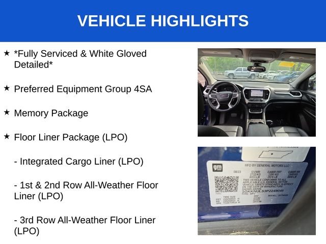 Used 2023 Blue GMC SLT image 14