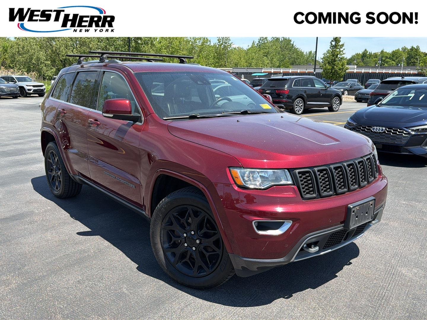 Used 2018 Velvet Red Pearlcoat Jeep Sterling Edition image 1