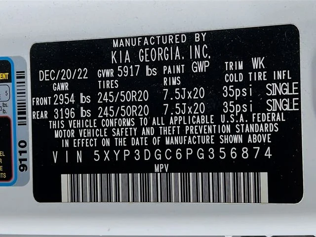 Used 2023 White Kia EX X-Line image 31