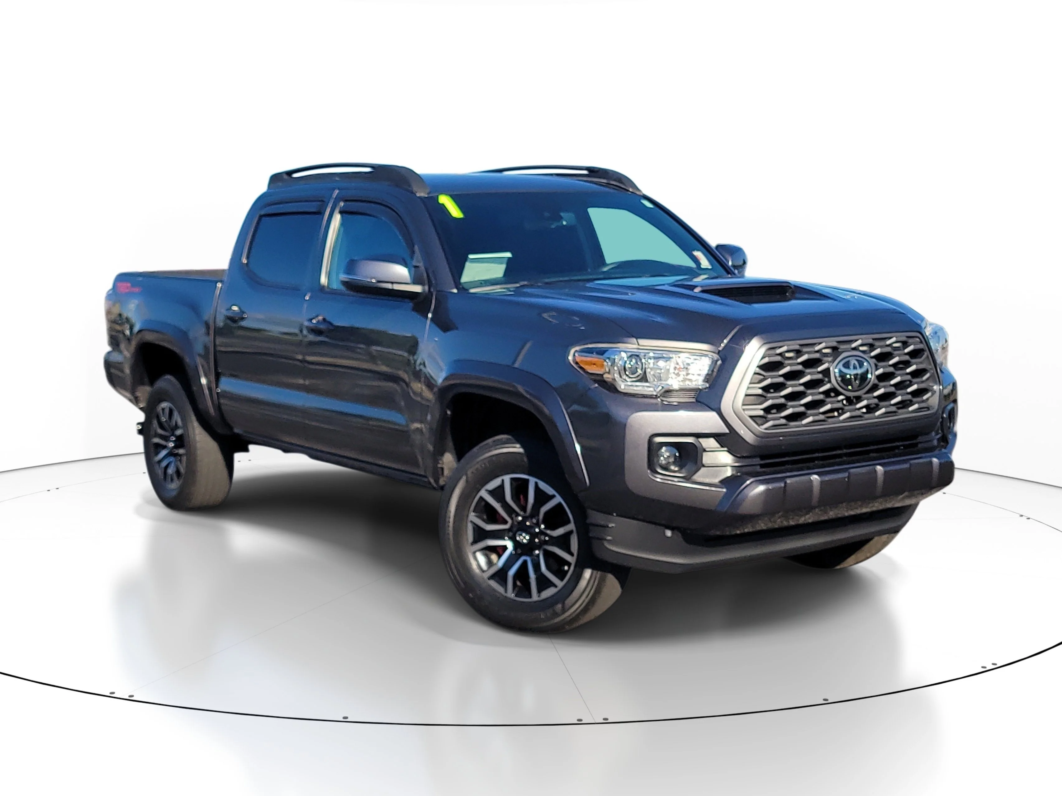 Used 2021 Magnetic Gray Metallic Toyota TRD Sport image 1