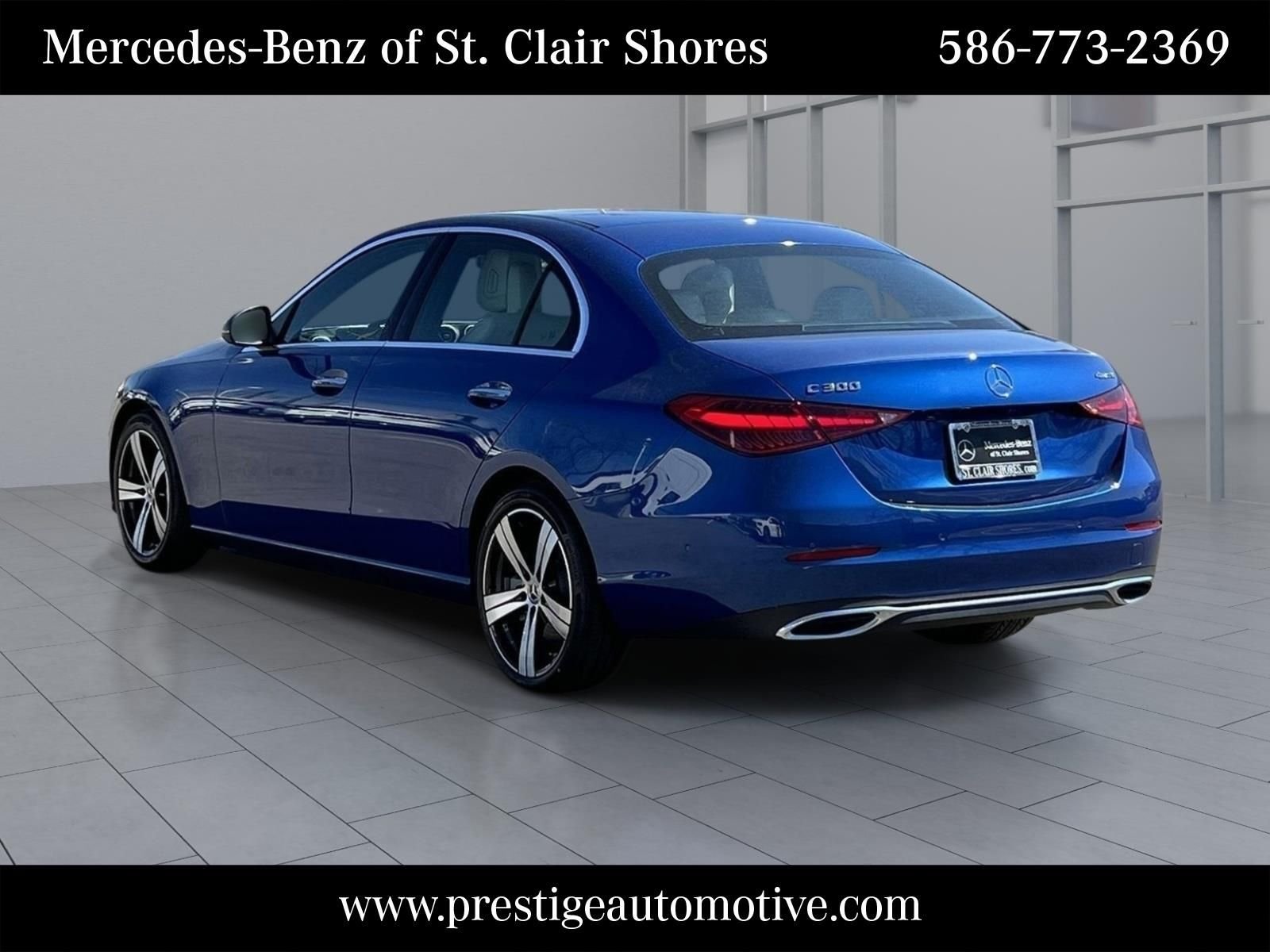 Certified Used 2025 Blue Mercedes-Benz C 300 image 3