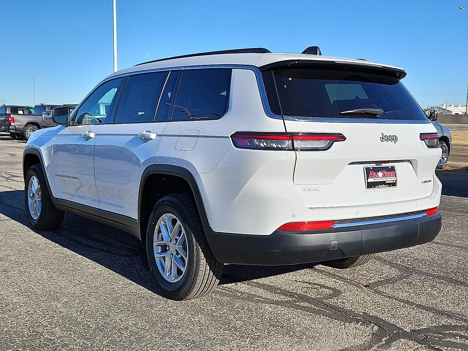 New 2025 Bright White Jeep L LAREDO X 4X4 image 2