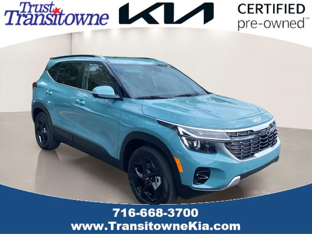 Certified Used 2026 Pluton Blue Kia EX image 1