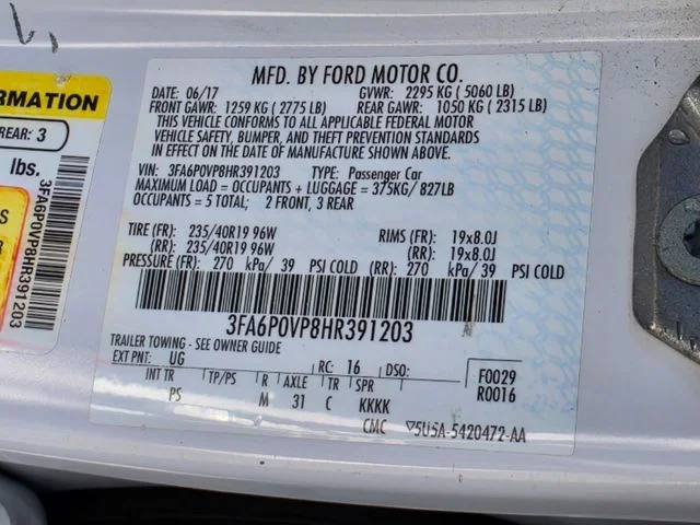 Used 2017 White Ford Sport image 33