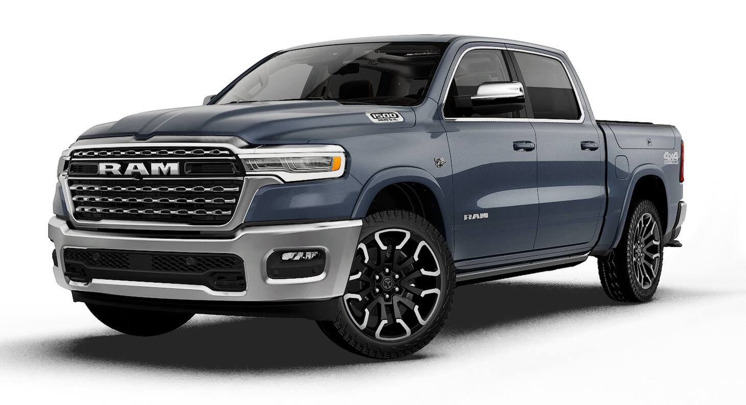 New 2027 Forged Blue Metallic Exterior Paint RAM  image 13
