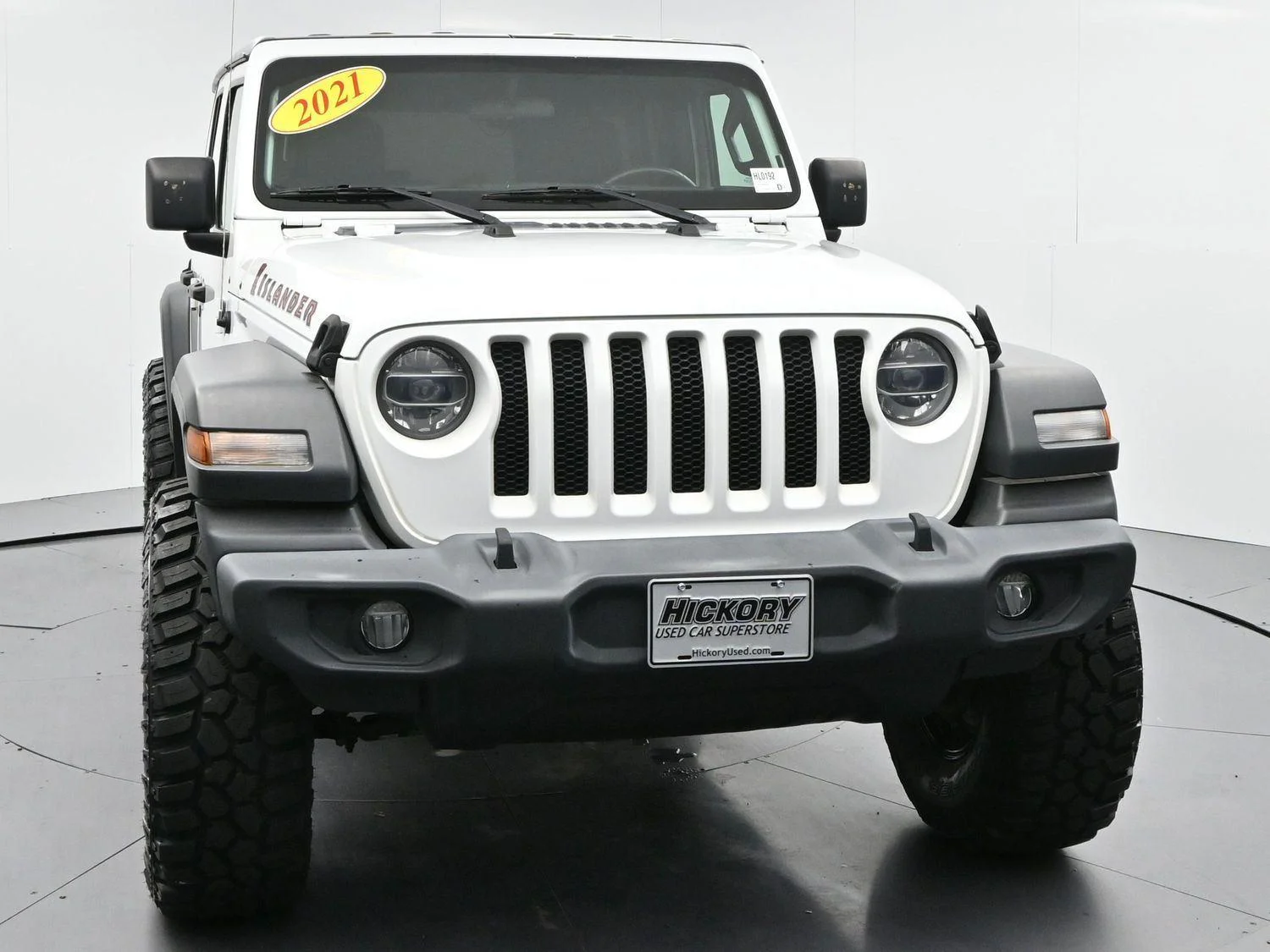 Used 2021 Bright White Clearcoat Jeep Unlimited Islander image 2
