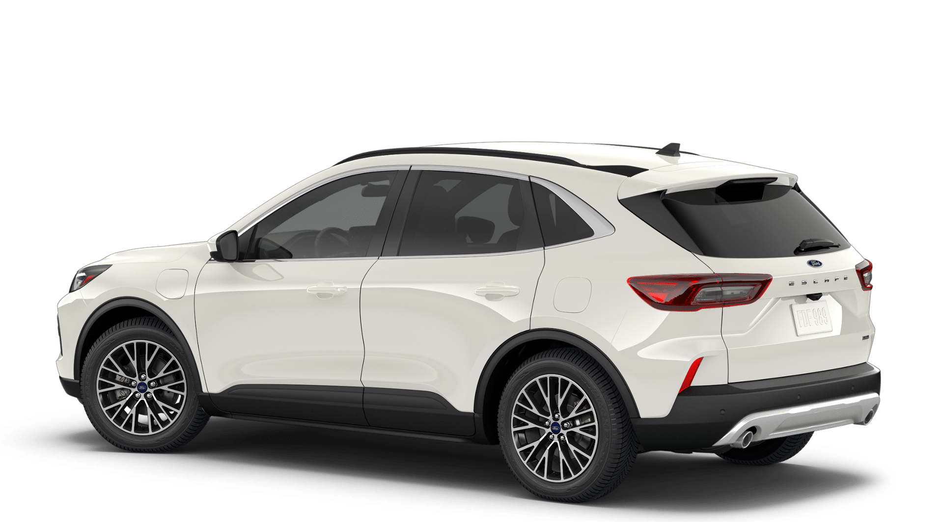 New 2026 Star White Metallic Tri-coat Ford Plug-in Hybrid image 2