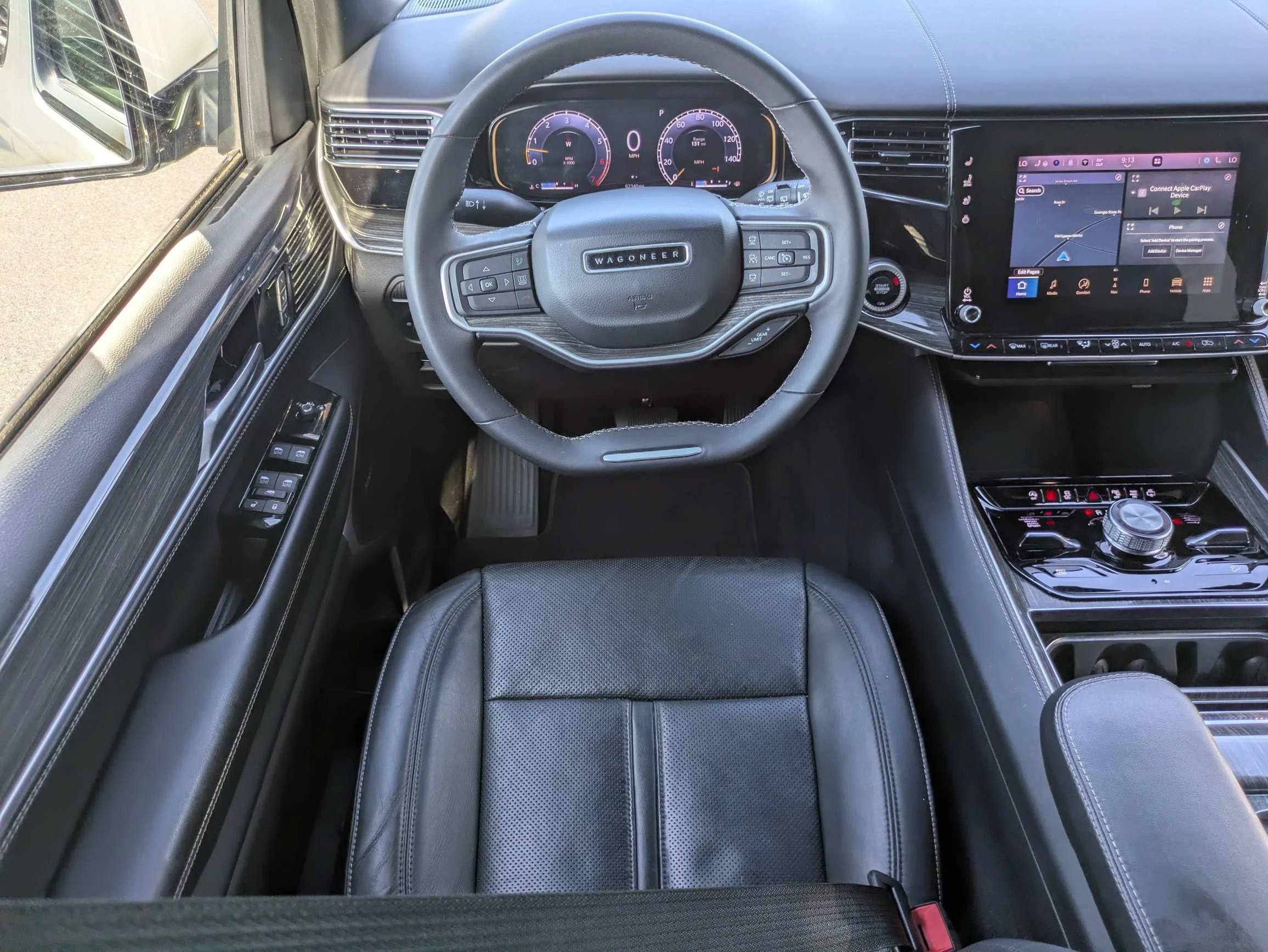 Certified Used 2022 Bright White Clearcoat Jeep Series III w/Leather Quad Buckets, Panoramic Moonroof, 10.25 Screen, & 3rd Row Seat image 19