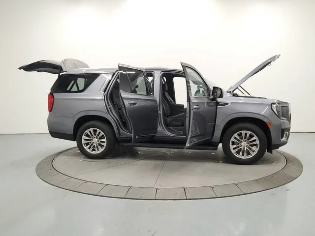 Used 2021 SATIN STEEL METALLIC GMC SLT image 16