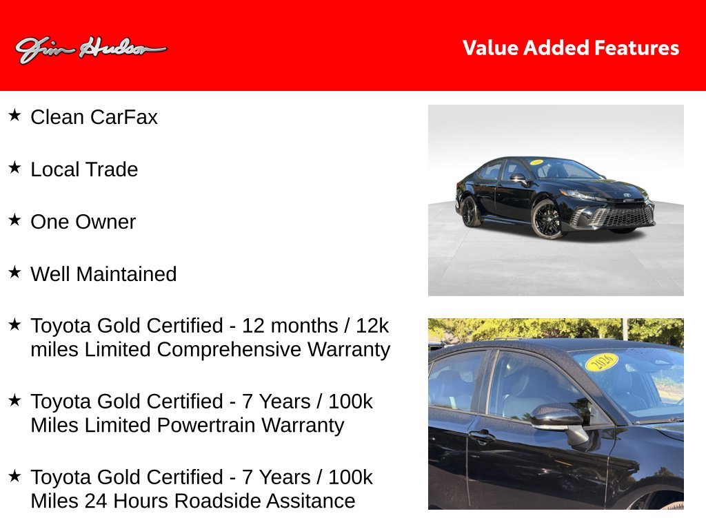 Used 2026 Black Toyota SE image 3