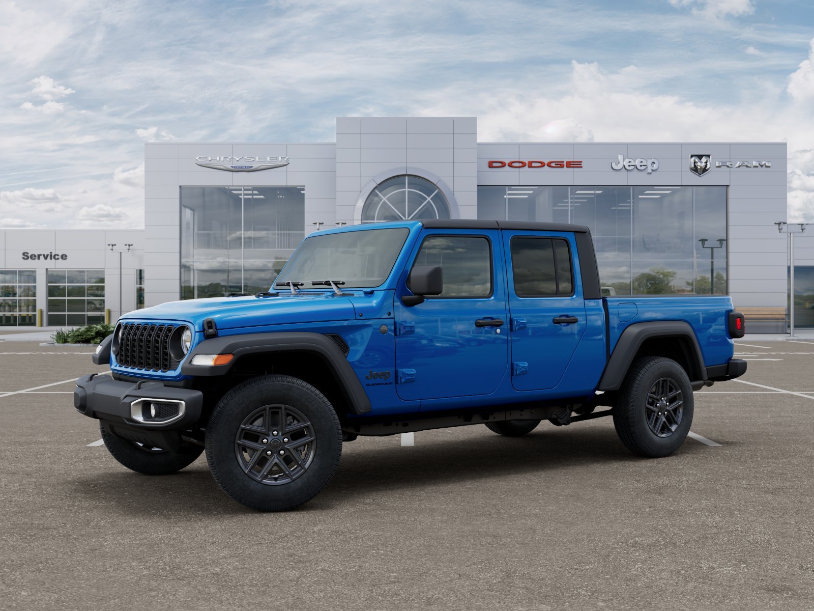 New 2026 Hydro Blue Pearl-Coat Exterior Paint Jeep Sport S image 24