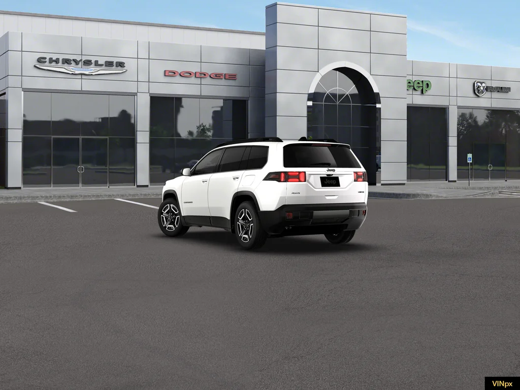 New 2026 Bright White Clear-Coat Exterior Paint Jeep Limited image 4