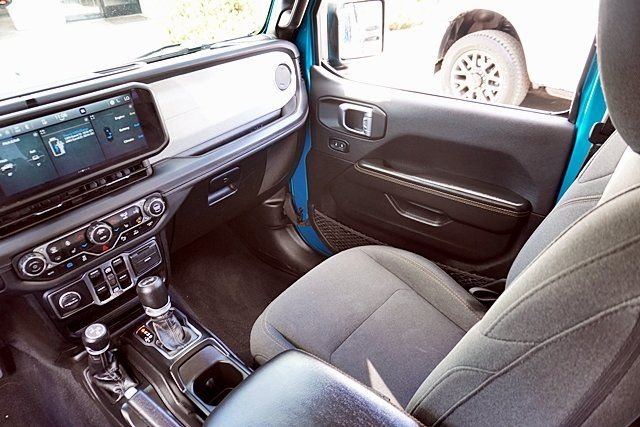 Used 2024 Blue Jeep Sahara 4xe image 22