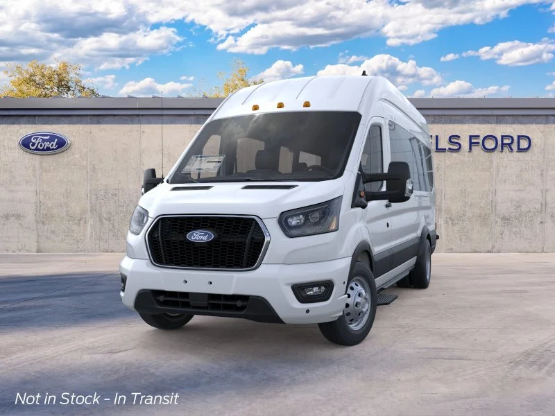 New 2026 Oxford White Ford Passenger Van XLT image 2