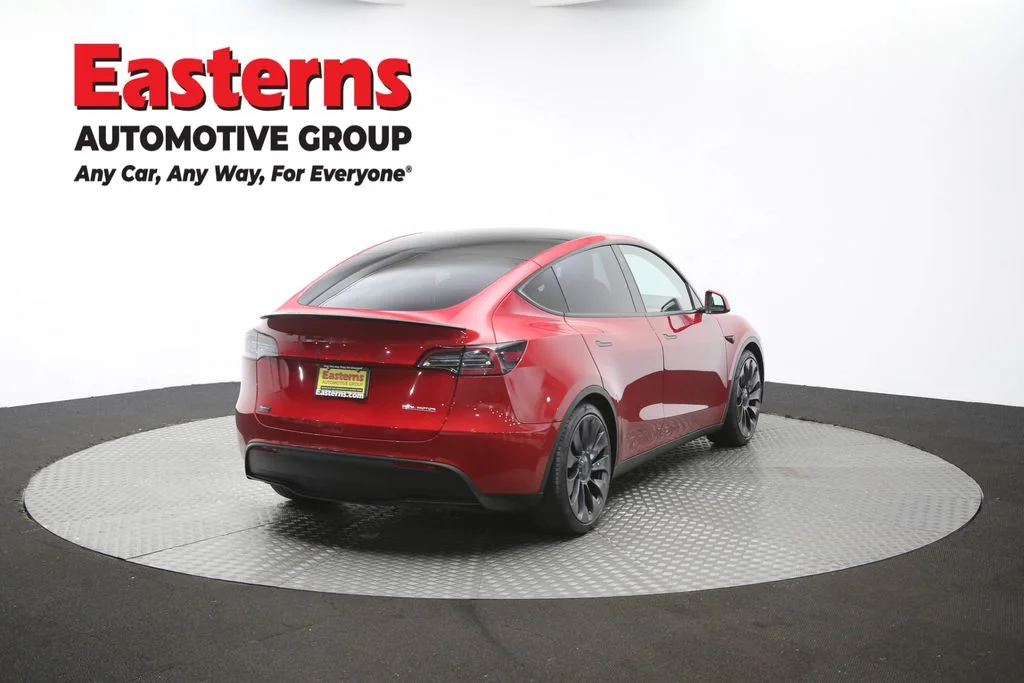 Used 2020 Red Tesla Performance image 35