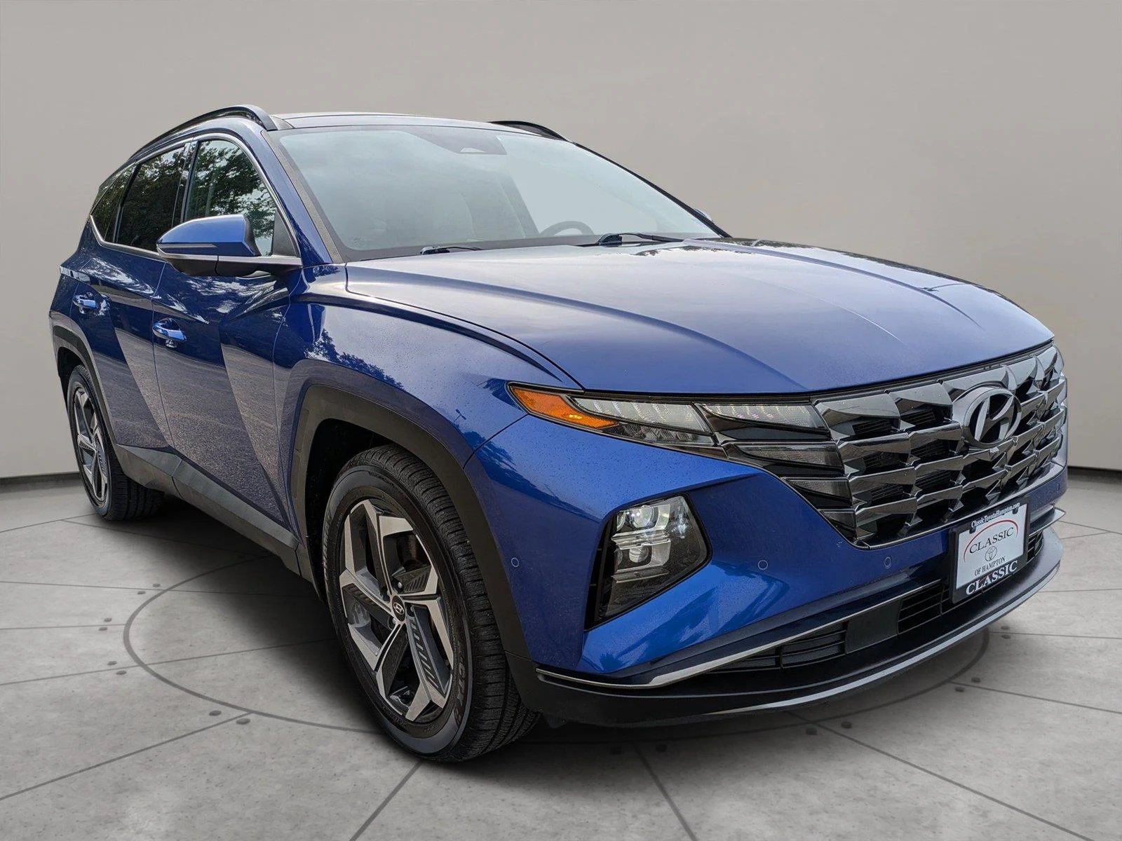 Used 2022 Intense Blue Hyundai Limited image 1