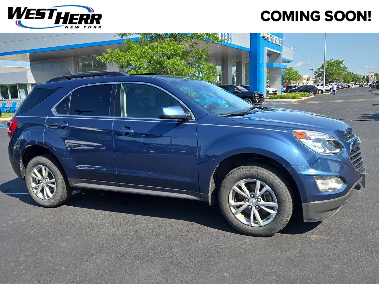 Used 2016 Patriot Blue Metallic Chevrolet LT image 1