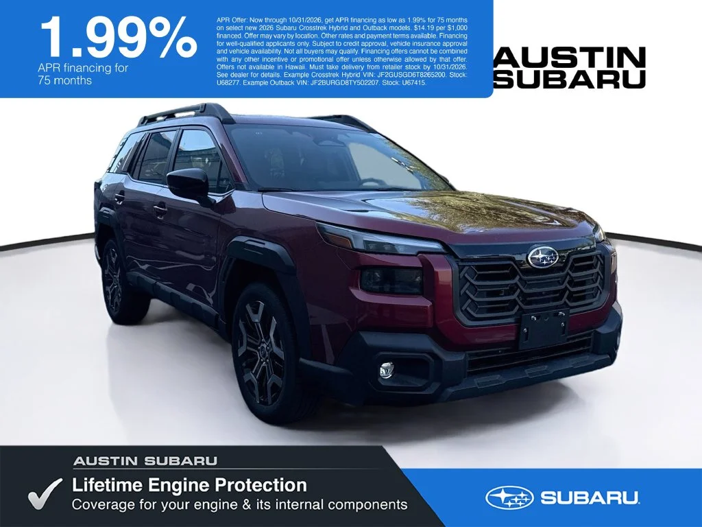 New 2026 Red Subaru Touring XT image 1