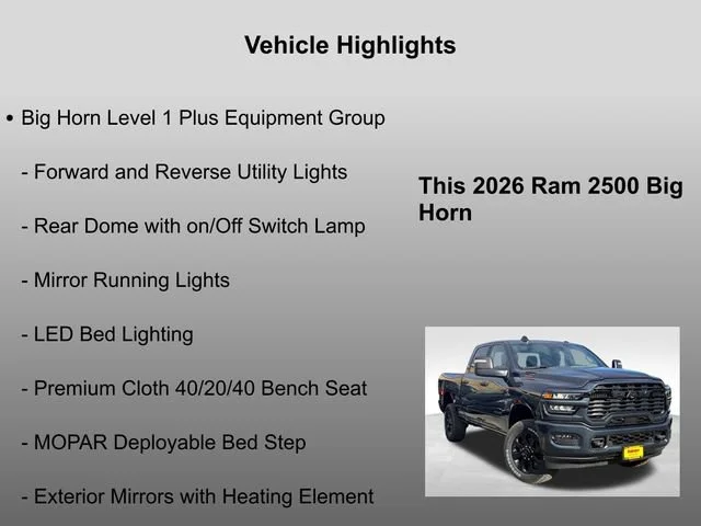 New 2026 Forged Blue Metallic Exterior Paint RAM Big Horn image 26