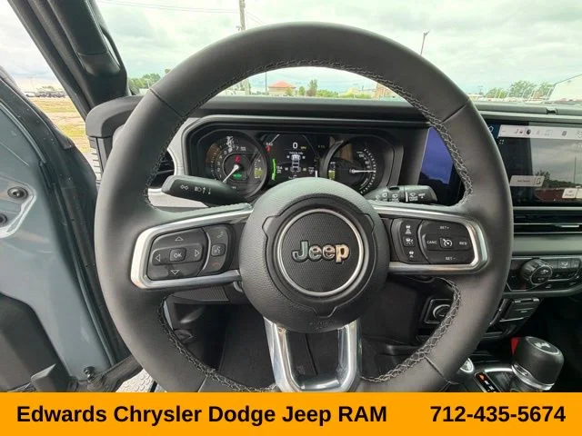 Certified Used 2025 Gray Jeep Sahara 4xe image 18