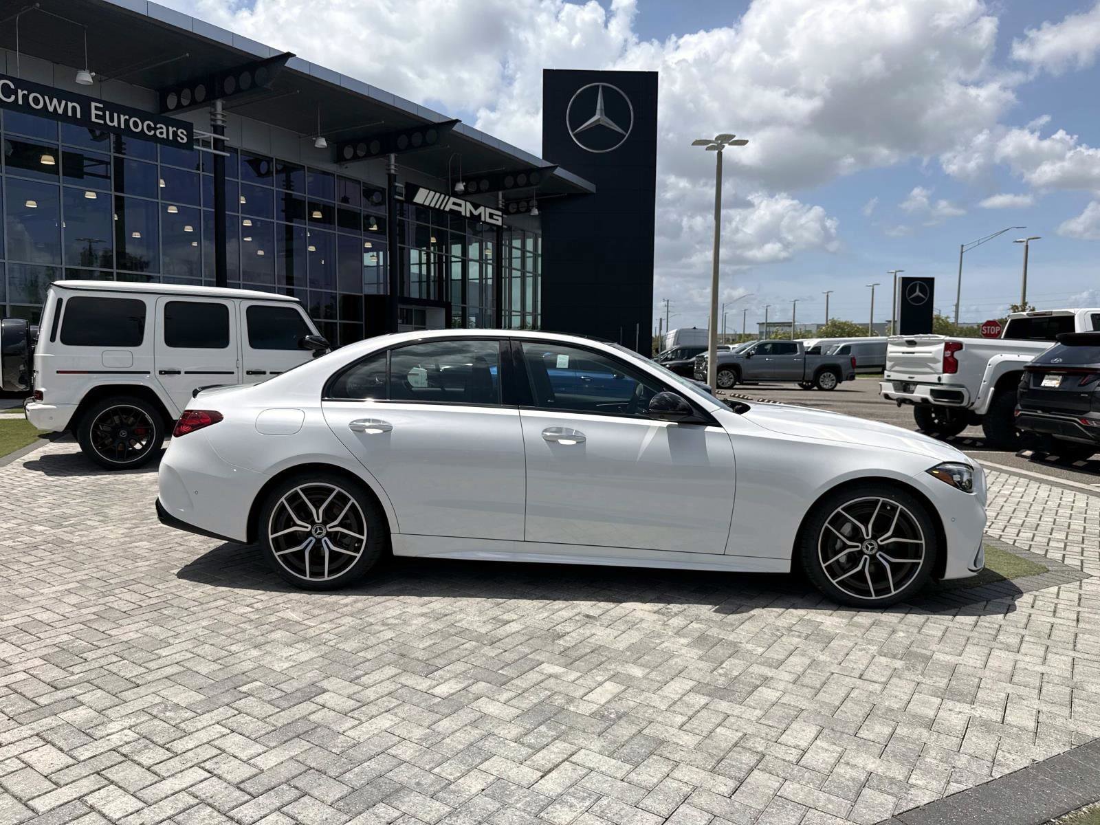 New 2026 Moonlight White Mercedes-Benz C 300 Sedan image 6