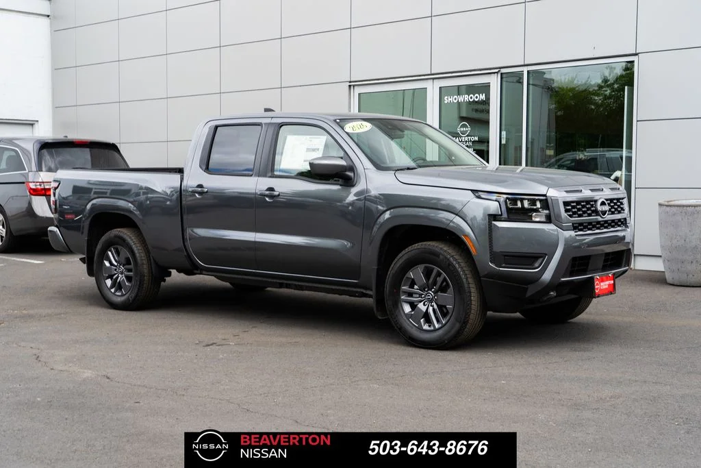 New 2026 Gun Metallic Nissan Crew Cab SV Long Bed image 1