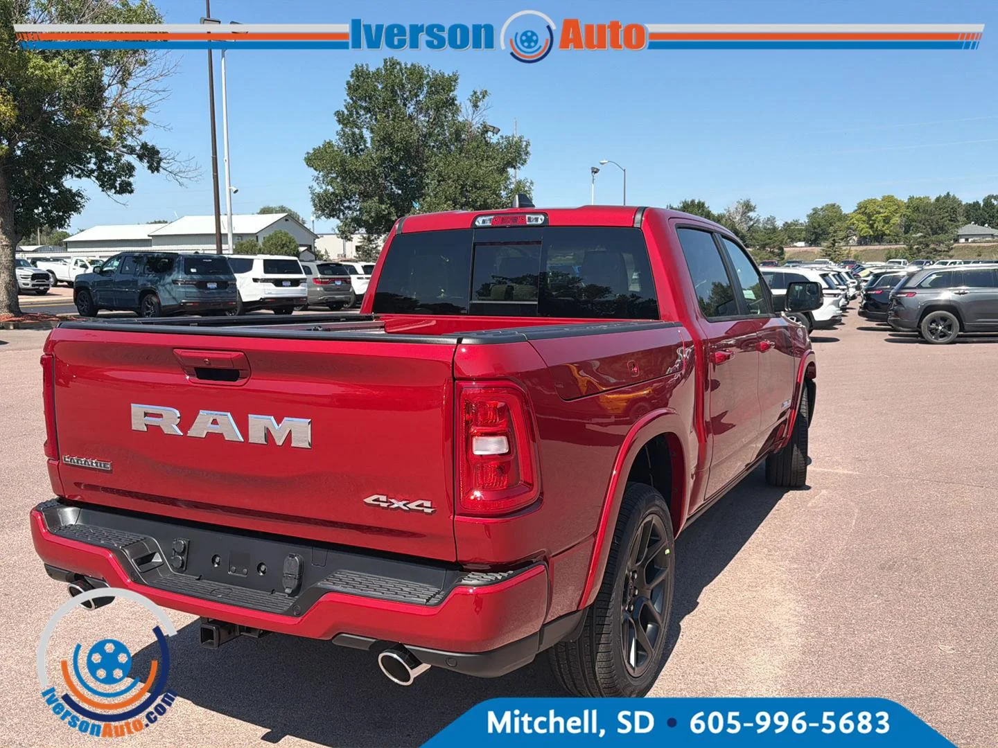 New 2027 Molten Red Pearlcoat Ram Laramie image 4