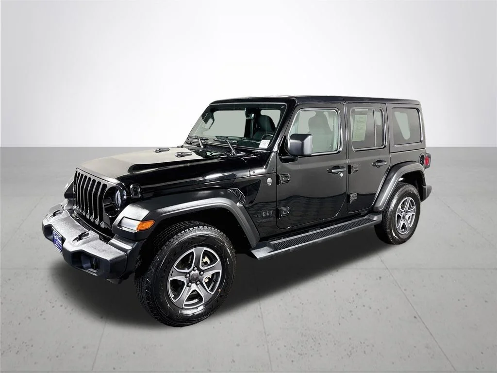 Used 2022 Black Jeep Unlimited Sport S image 2