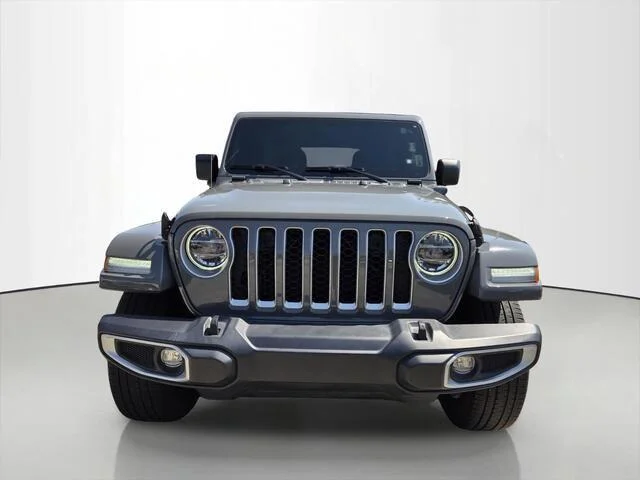 Used 2021 Sting-Gray Clearcoat Jeep Unlimited Sahara image 8