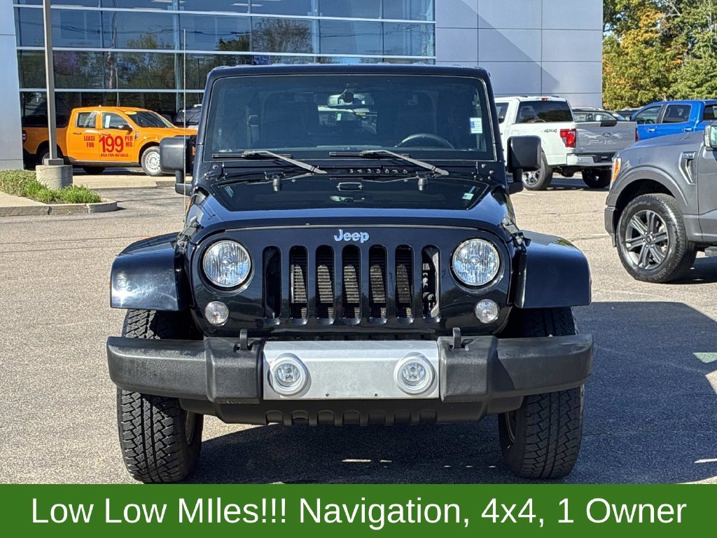 Used 2015 Black Jeep Sahara image 2