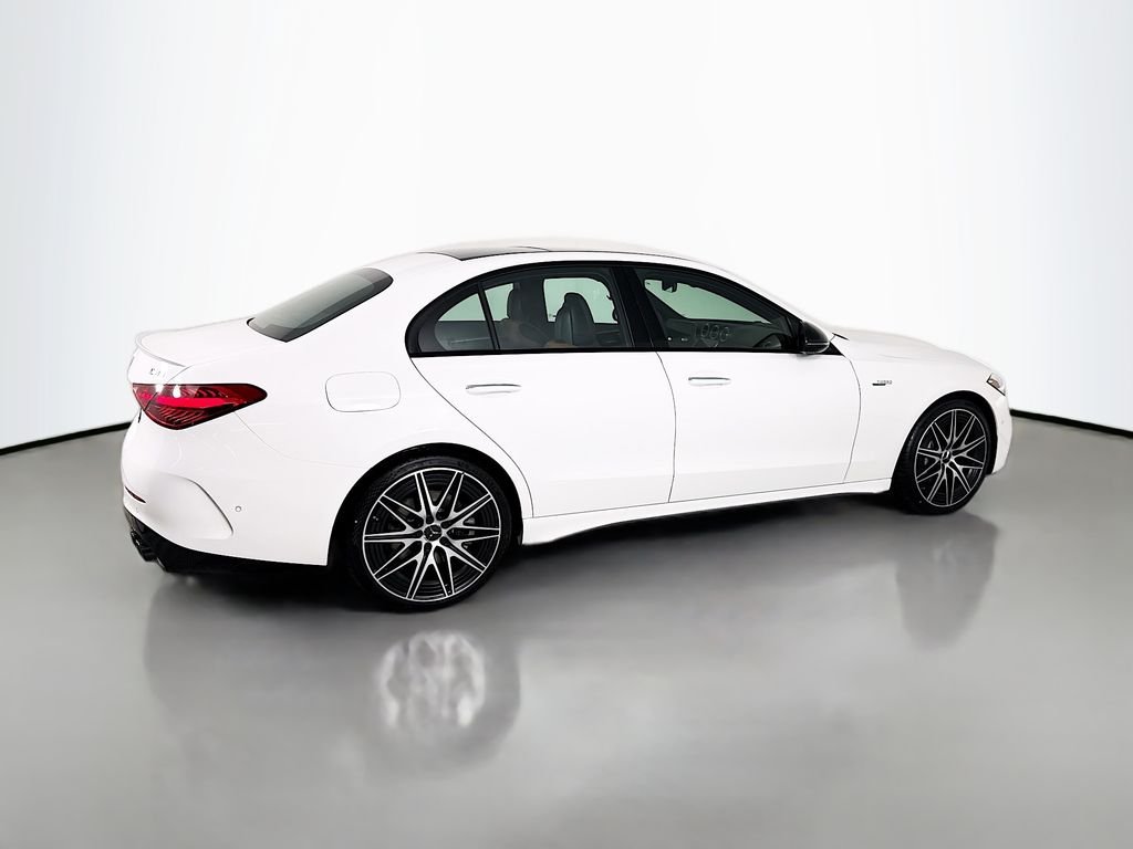 New 2026 Polar White Mercedes-Benz AMG® C 43 4MATIC® Sedan image 8