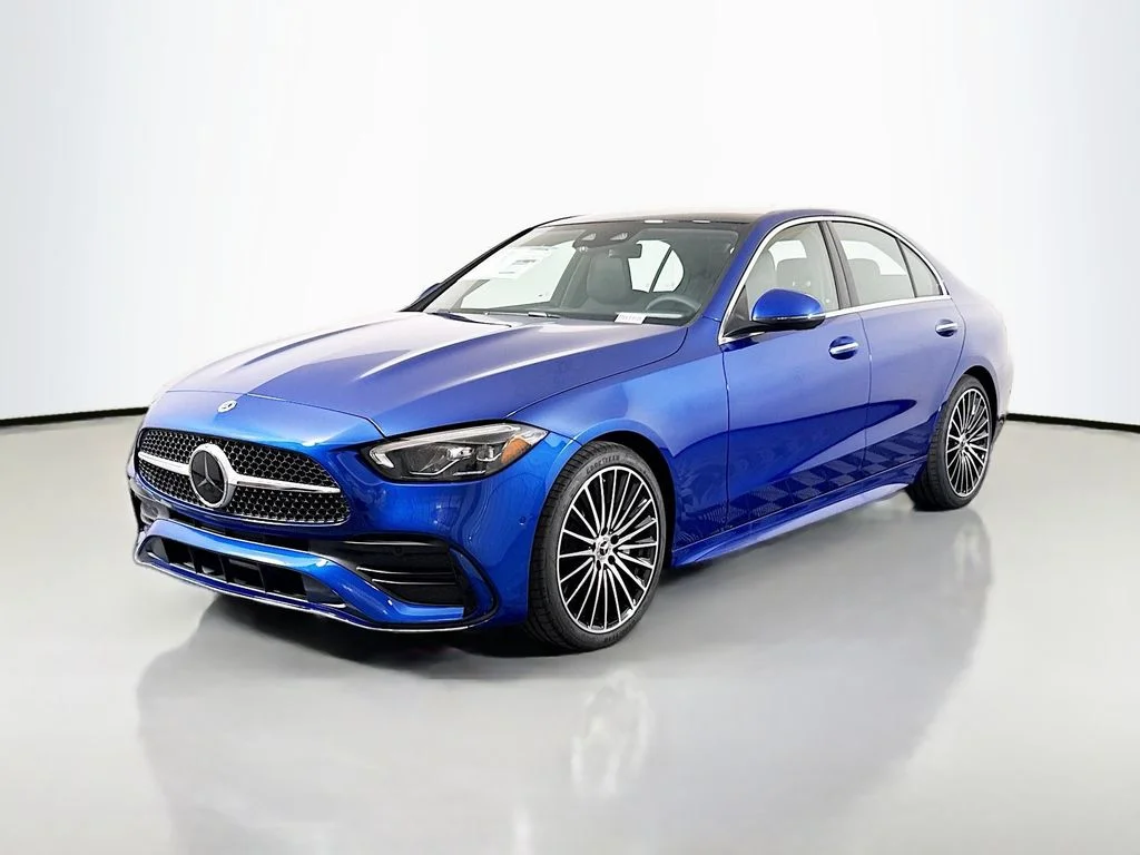 New 2026 Blue Mercedes-Benz C 300 image 3